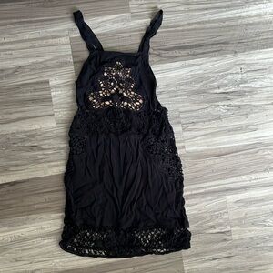 For Love and Lemons crochet minidress